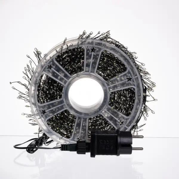 Гірлянда-нитка Роса Хвойна лапа 3000 LED 100 м Зелена нитка/Синє світло (D3000L100MGBL) - фото 2 Гірлянда-нитка Роса Хвойна лапа 3000 LED 100 м Зелена нитка/Синє світло (D3000L100MGBL) - фото 2