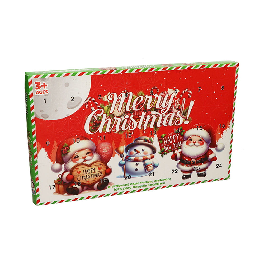 Новорічний адвент-календар Merry Christmas з 24 фігурками (WK2034) Новорічний адвент-календар Merry Christmas з 24 фігурками (WK2034)