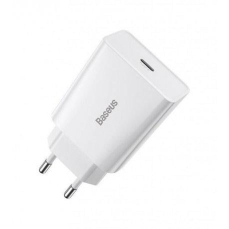 Зарядний пристрій BASEUS Speed Mini Quick Charger 1C 20W EU White (CCFS-SN02)