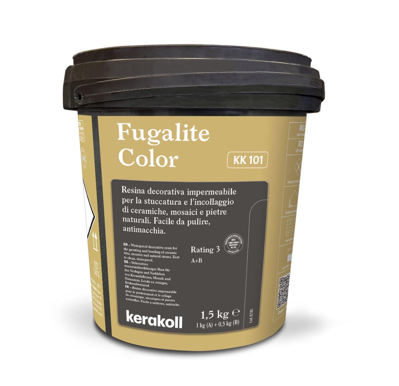 Затирка епоксидна Kerakoll Fugalite Color 1,5 кг Бежевий (KK101)
