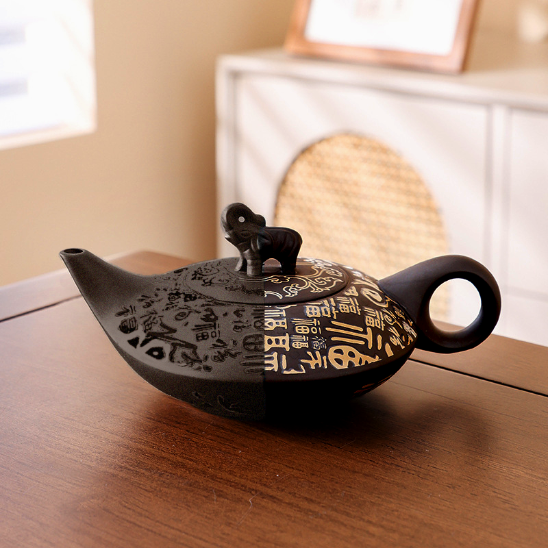 Набір для чаю Lesko 028 Elephant із глини заварник 210 мл та піали 4 шт. (30393460) - фото 4 Набір для чаю Lesko 028 Elephant із глини заварник 210 мл та піали 4 шт. (30393460) - фото 4