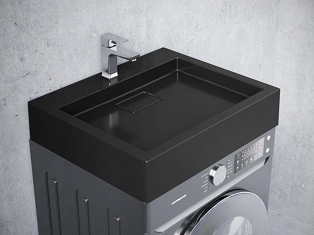 Умивальник на пральну машину Luxor Line Black (744) - фото 12