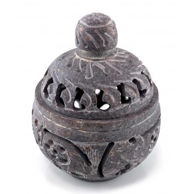 Подсвечник Аромакуритель из мыльного камня 8,3х6,8х6,2 см (34042B)