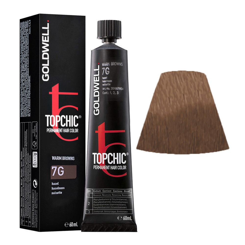 Краска для волос Goldwell Topchic Hair Color Coloration 7G Hazel 60 мл (22066577)