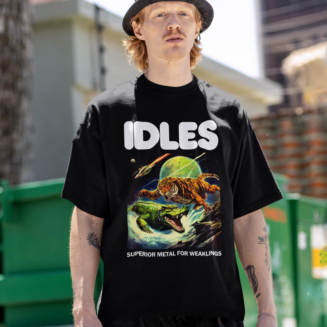 Футболка унисекс Idles Superior Metal For Weaklings 4XL Черный (0000010763)