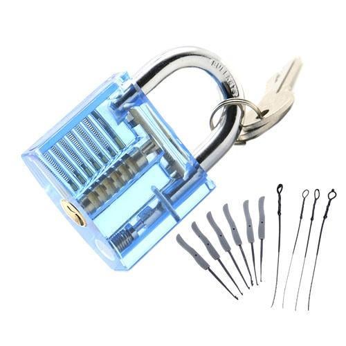 Замок для тренувальння слюсаря/ключника Прозорий (287472) Замок для тренувальння слюсаря/ключника Прозорий (287472)