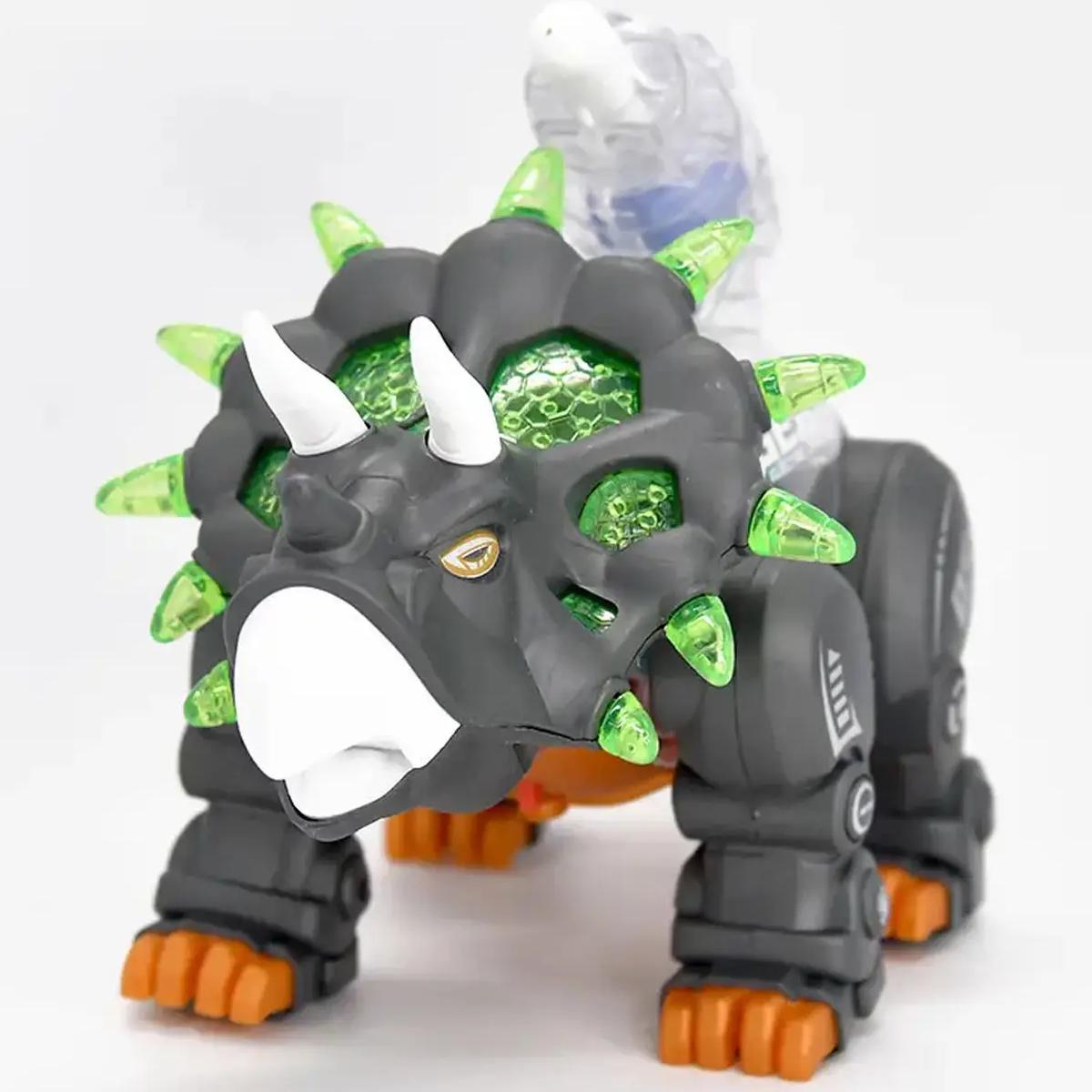 Интерактивная игрушка WToys Робот-Динозавр Трицератопс движущаяся на батарейках (28443851)