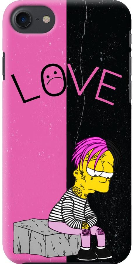 Чехол силиконовый FTS для Apple iPhone SE 2020 Барт Симпсон Sad (631FD44231H2)