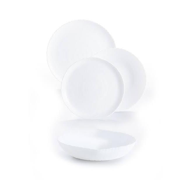 Cервіз столовий Luminarc Ammonite White 18 пр. (MLM-P9101)