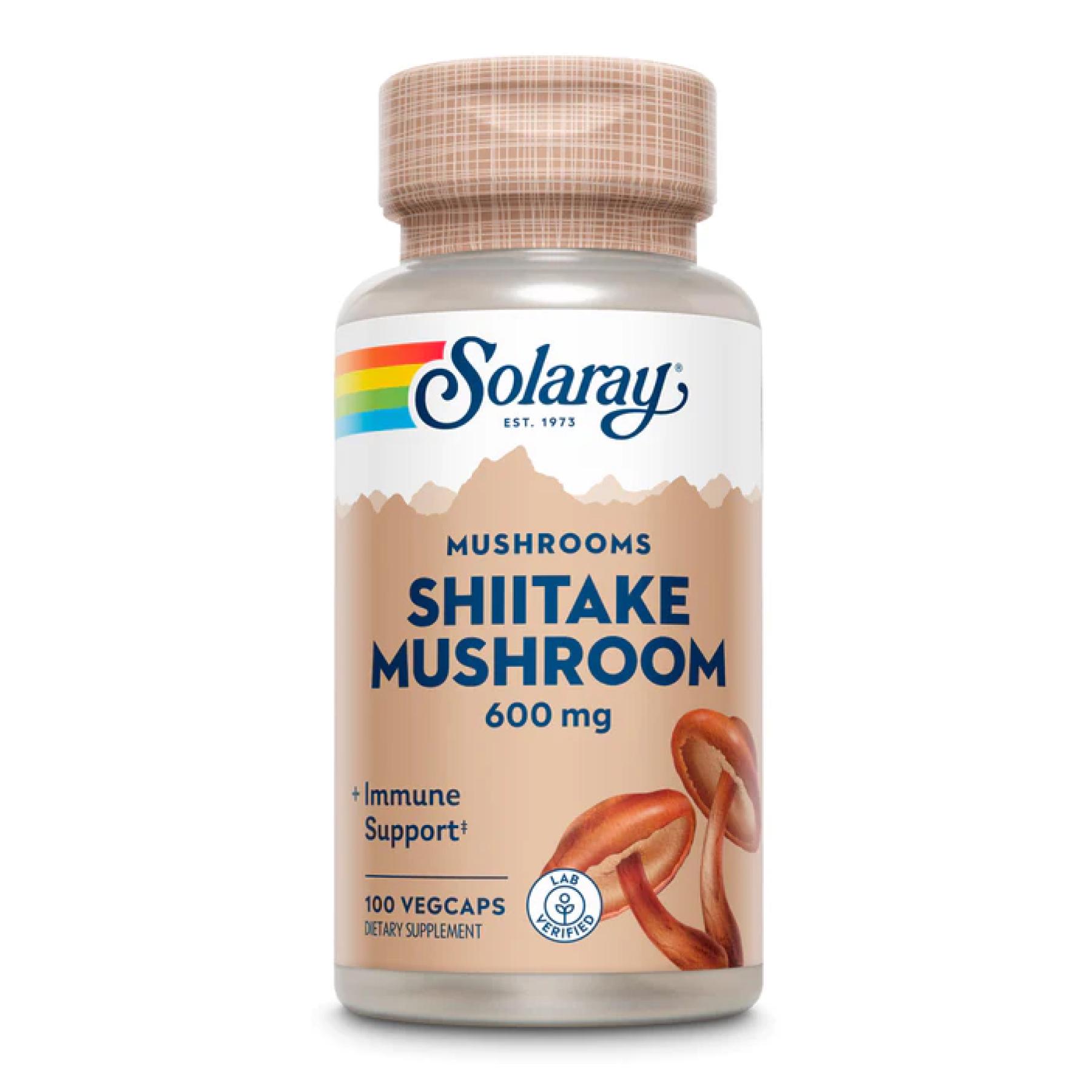 Добавка Shiitake Mushroom 600 mg 100 vcaps (2023-10-2129)