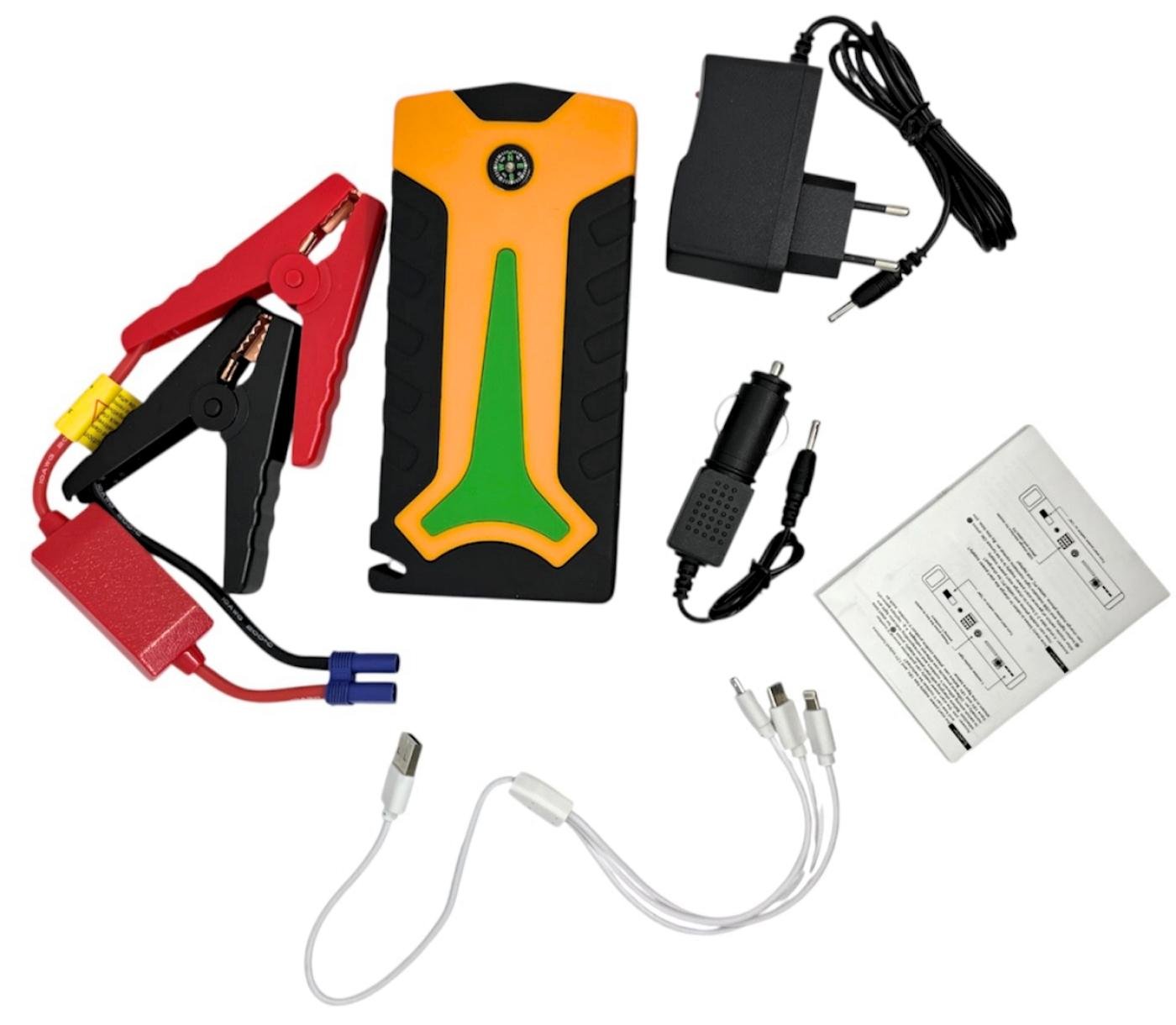 Пускозарядний автомобільний пристрій 68000 mAh для авто з акумулятором Жовтий (30285012) - фото 5 Пускозарядний автомобільний пристрій 68000 mAh для авто з акумулятором Жовтий (30285012) - фото 5