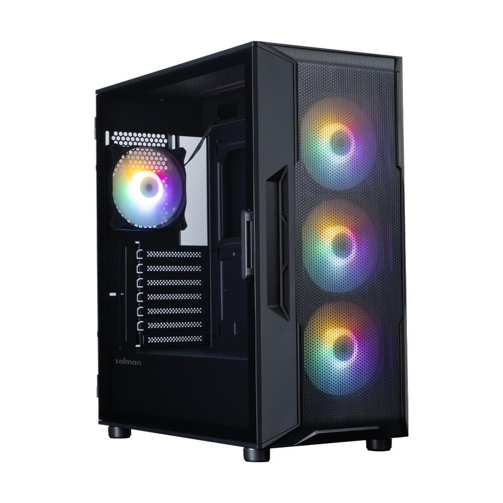 Корпус для компьютера Zalman I3 Neo V2 Mid Tower mini-ITX/micro-ATX no PSU Черный (I3NEOV2BLACK)
