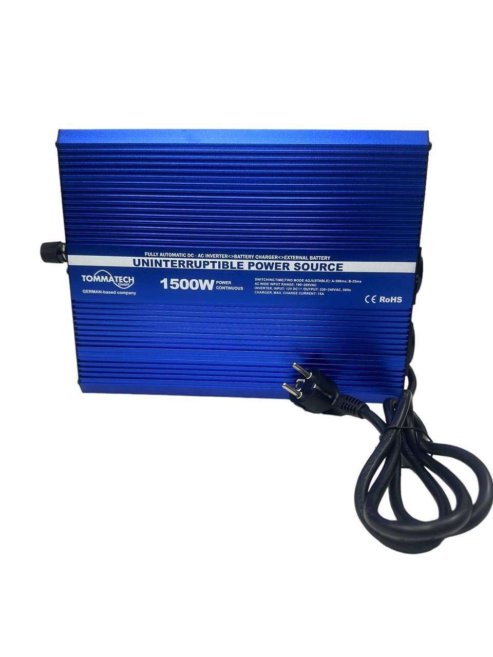 Інвертор напруги TommaTech UT функціональний 1500 Вт (12218544) - фото 4