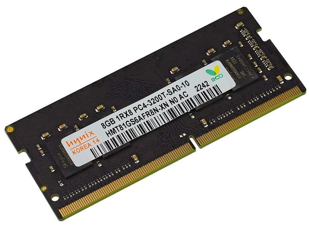 Оперативная память Hynix DDR4 8GB 3200MHz, PC4-25600, CL22, 1.2V (HMT81GS6AFR8N-XN)