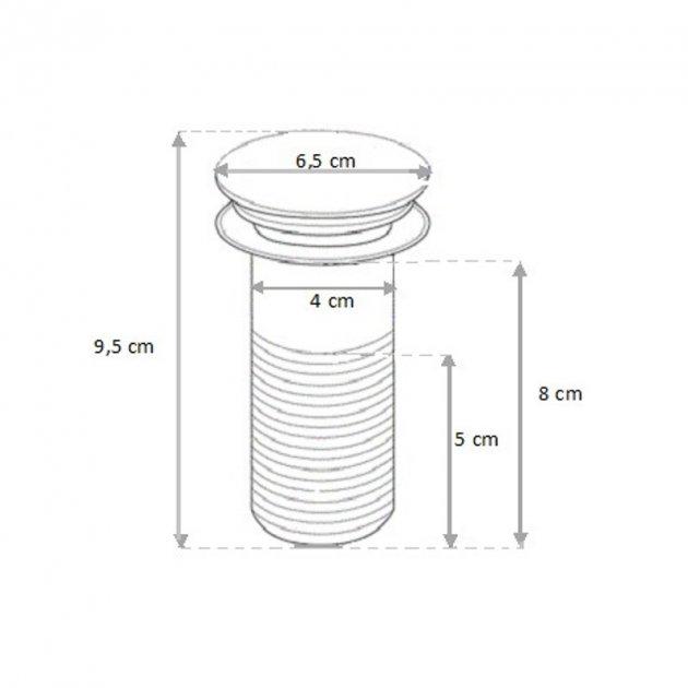 Донный клапан для раковины Mexen Белый (79910-20) - фото 2 Донный клапан для раковины Mexen Белый (79910-20) - фото 2