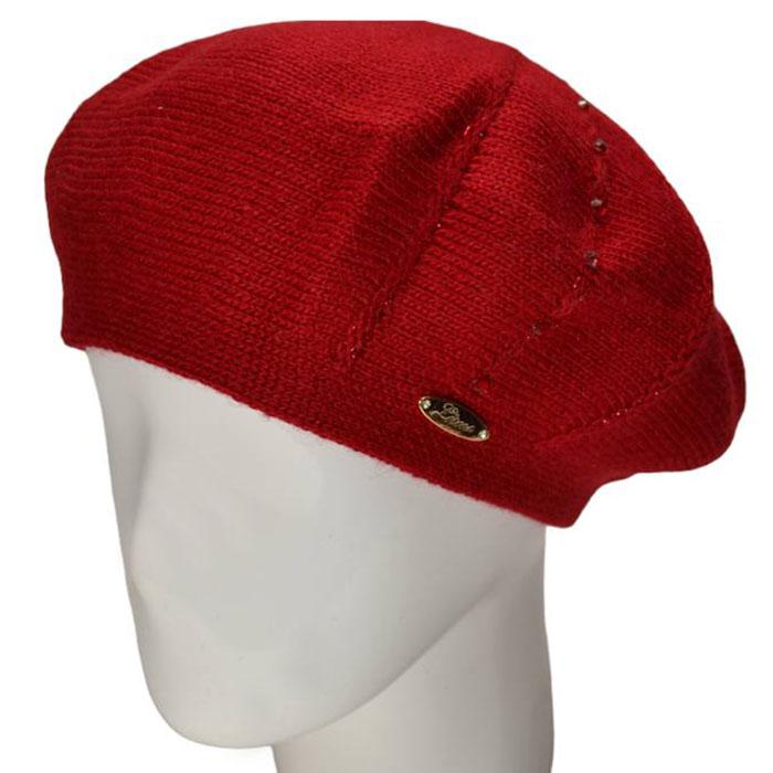 Берет женский Lirus Монако двойной шерстяной Красный (87226)
