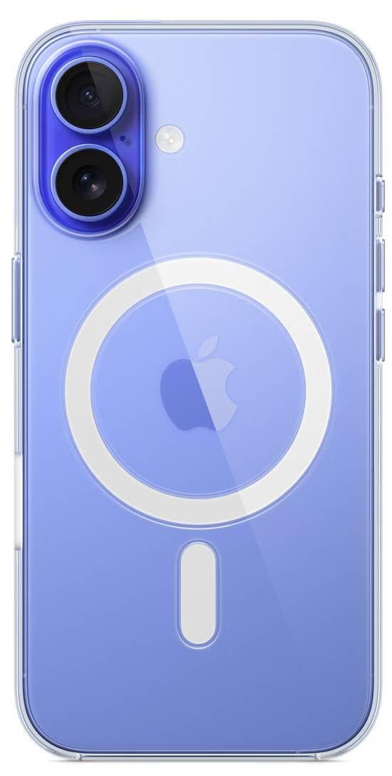 Чехол Clear Case with MagSafe для Apple Iphone 16 Clear MA6A4ZM/A противоударный Прозрачный