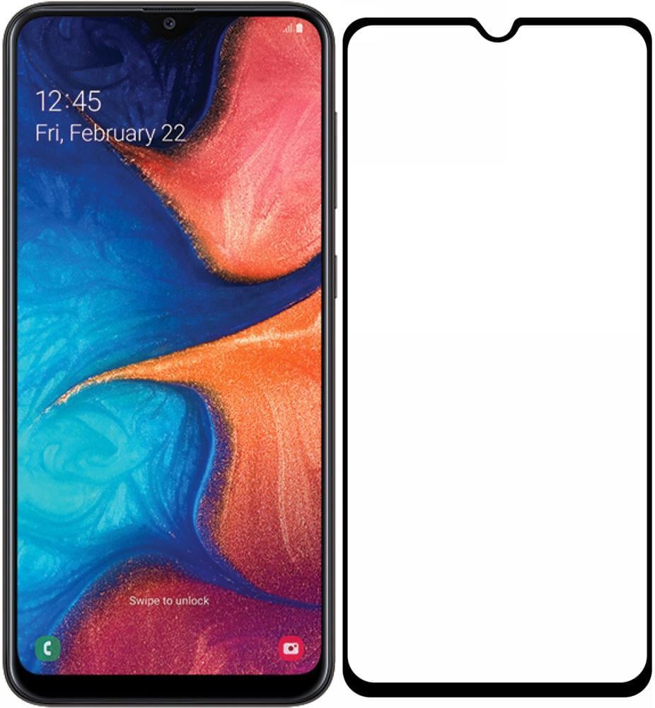 5D стекло Samsung Galaxy A20 A205 (Защитное Full Glue) Black (09248-2B)