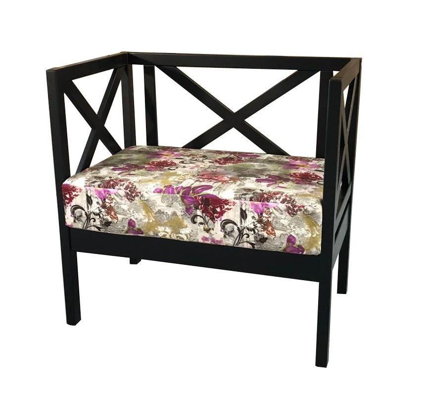 Кресло Скиф Мила Венге черный/Разноцветный (18549999)