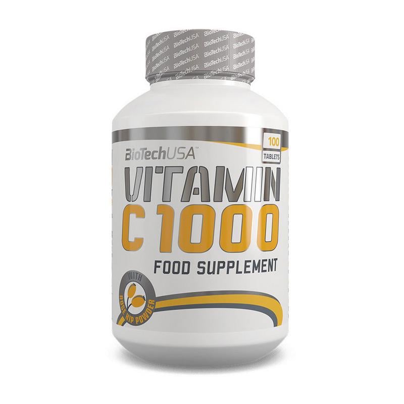 Витамин C с шиповником и биофлавоноидами BioTech Vitamin C 1000 100 табл.