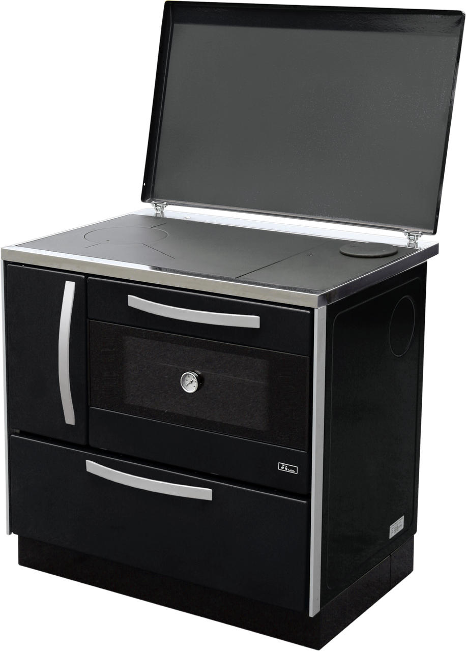 Печь-плита на дровах MBS ROYAL 900 Plus R 9 кВт Черный (CNT00007599)