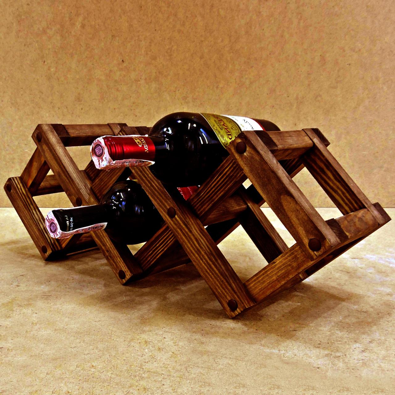 Полка для вина настольная Лилиан 3 Латте (Впс-300816)