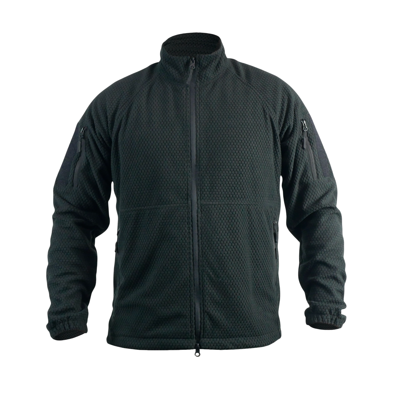 Кофта вітрозахисна флісова Militex з жакардового флісу S Чорний (26439217) Кофта вітрозахисна флісова Militex з жакардового флісу S Чорний (26439217)