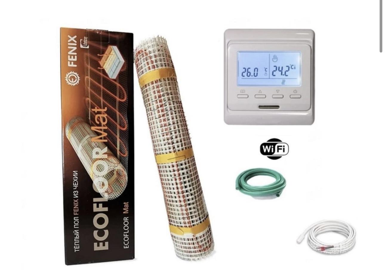 Теплый пол Fenix LDTS/160 двухжильный мат с программируемым терморегулятором WI-FI 210 Вт 1,3 кв. м (678910561) - фото 2 Теплый пол Fenix LDTS/160 двухжильный мат с программируемым терморегулятором WI-FI 210 Вт 1,3 кв. м (678910561) - фото 2