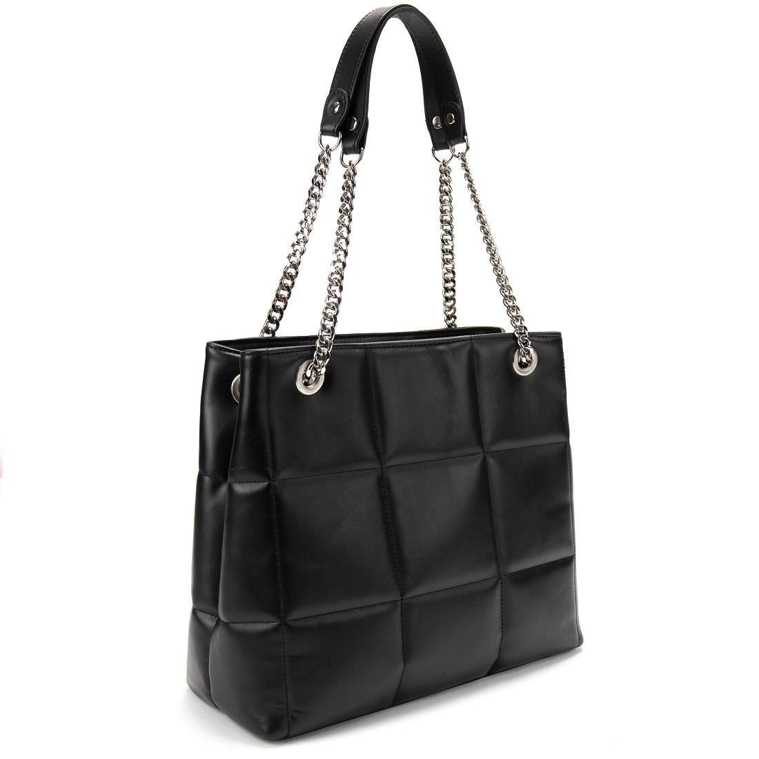 Женская сумка Royal Bag F-IT-7630A кожаная Черный (6462)