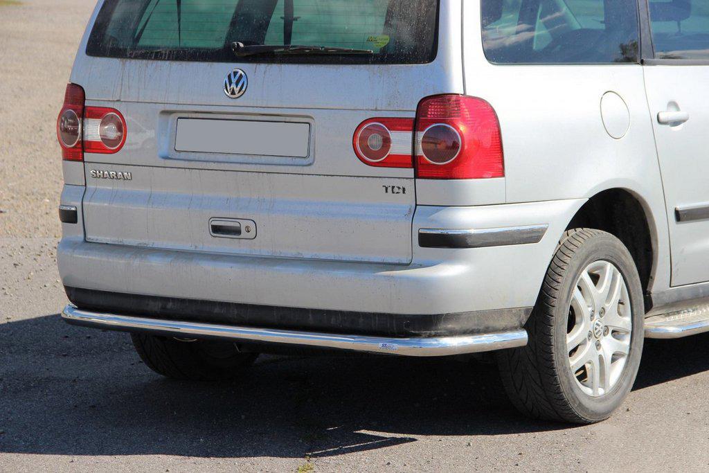 Задняя защита AK005 CAN для Ford Galaxy 1995-2006 гг. нержавеющая сталь Хром