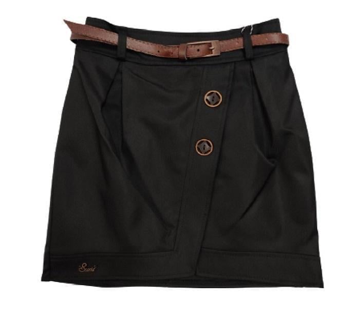 Юбка школьная Suzie ДЖОАНА 01 мемори cotton 134 см Черный (89952129_134)