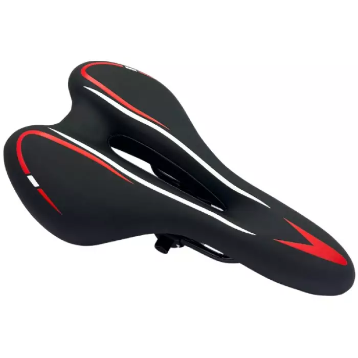 Седло спортивное спортивное Red Arrow с отверстием Черный (VR-10873)