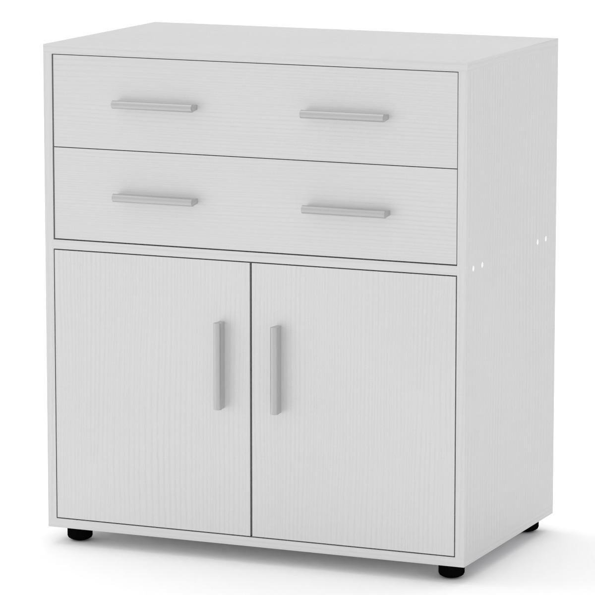 Комод для вещей МеблиКо 2-2 78х45х88 см Альба/Белый (k-1104-1) - фото 1 Комод для вещей МеблиКо 2-2 78х45х88 см Альба/Белый (k-1104-1) - фото 1