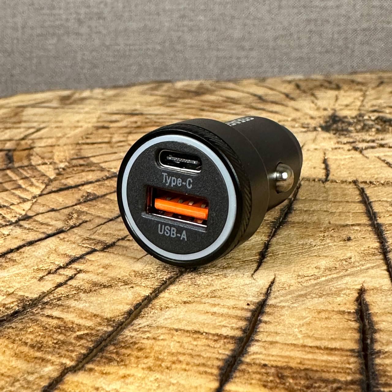 Зарядка в прикуриватель ESSAGER QC30 USB type-C 36 Вт быстрая зарядка Зарядка в прикуриватель ESSAGER QC30 USB type-C 36 Вт быстрая зарядка