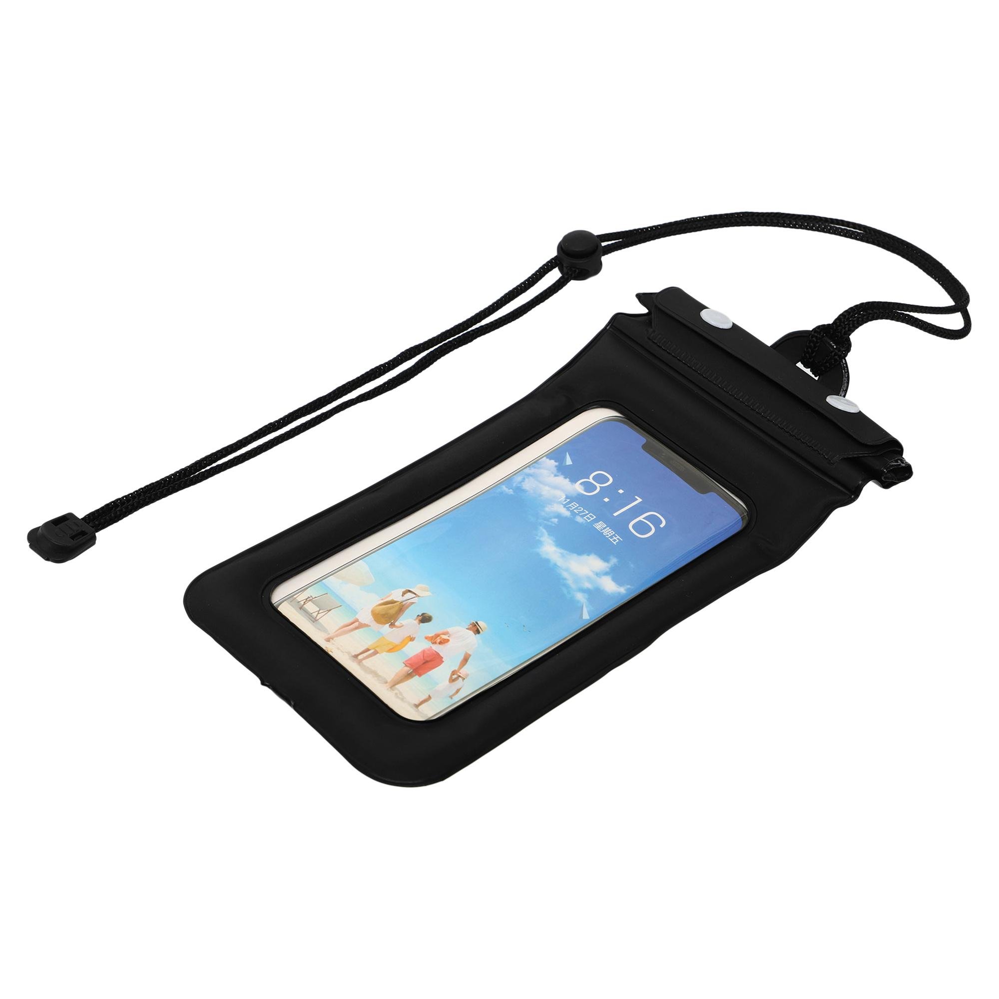 Чохол-гаманець на шию водонепроникний SP-Sport F3828 (PVC, на шию, внутрішні розміри-17x9см, чорний) - фото 4