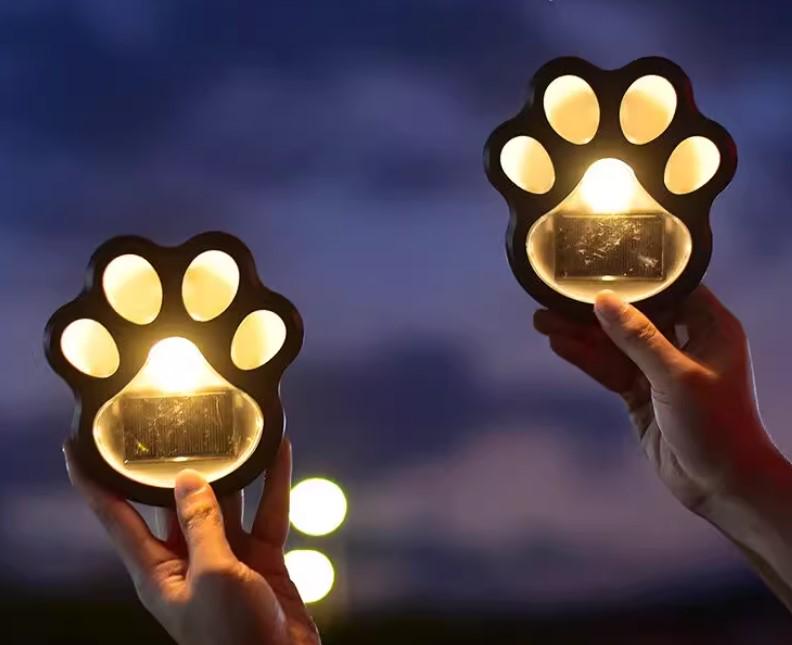 Набір ліхтарів на сонячній батареї Лапки вуличні 4 шт. Теплий білий (MX-00009033) - фото 2 Набір ліхтарів на сонячній батареї Лапки вуличні 4 шт. Теплий білий (MX-00009033) - фото 2