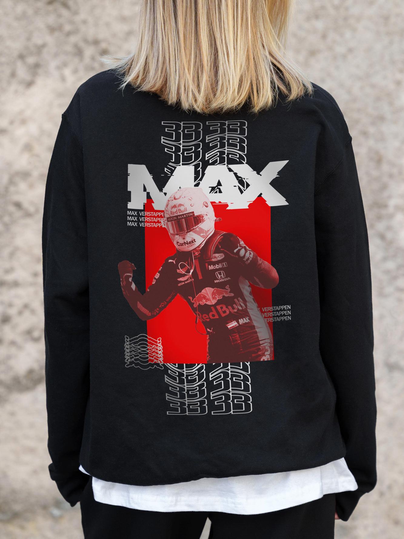 Свитшот оверсайз с принтом Without Max L/XL Black (L/XL8055626) - фото 7