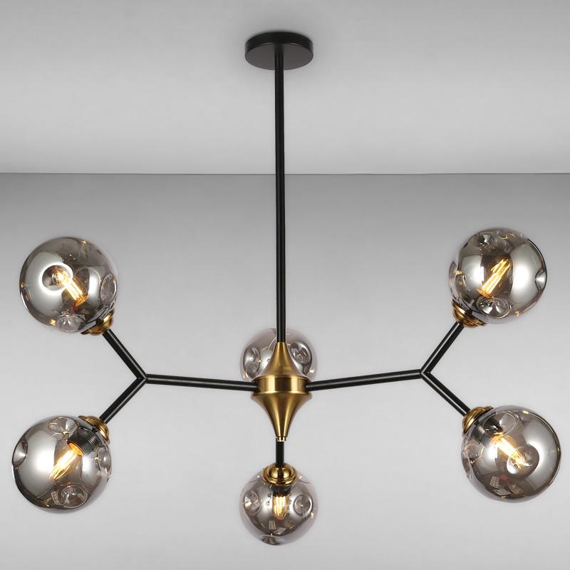 Люстра молекула подвесная Levistella 7520030-6 Черный Люстра молекула подвесная Levistella 7520030-6 Черный
