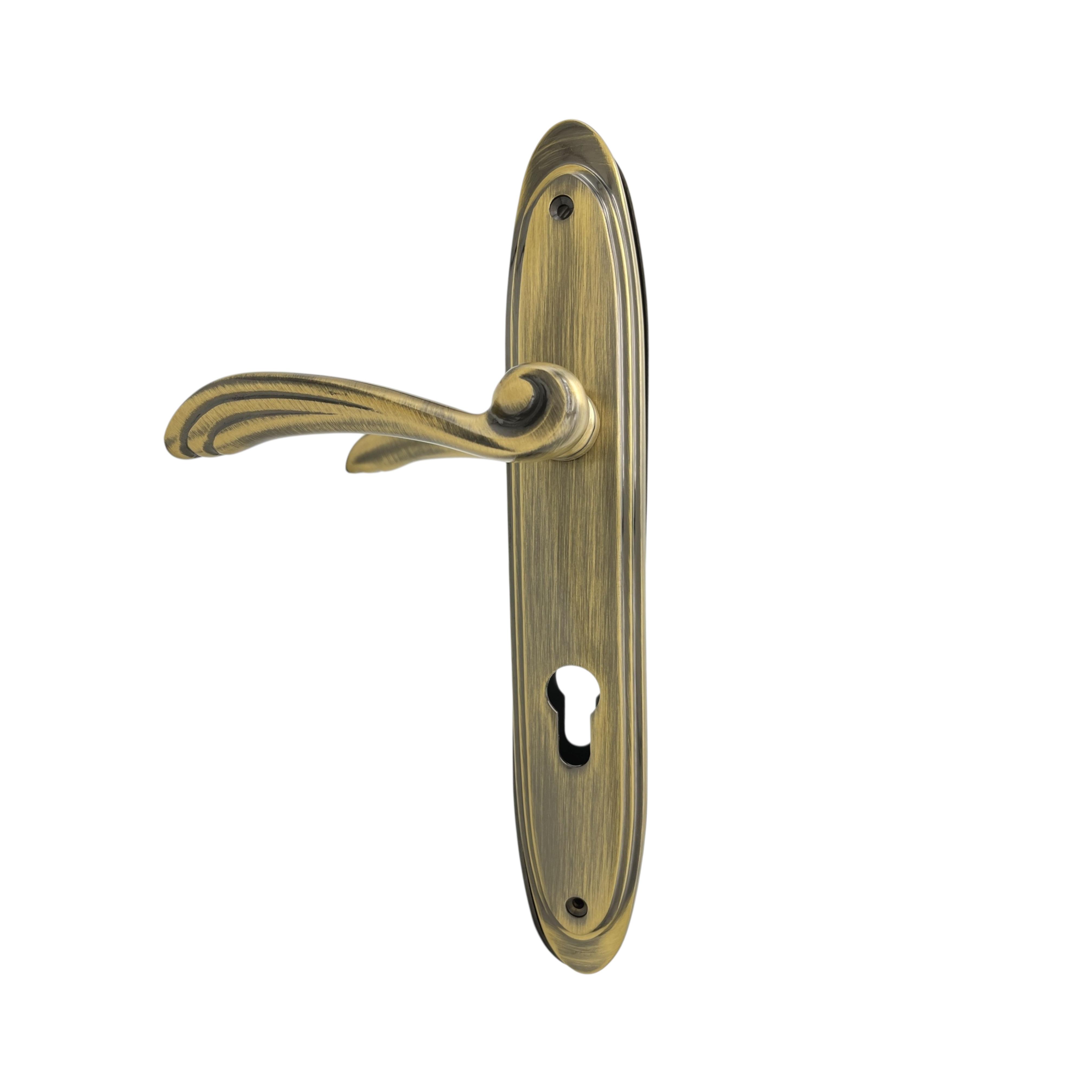 Дверная ручка Ozcanlar Tuna Antik Y-85 мм латунь