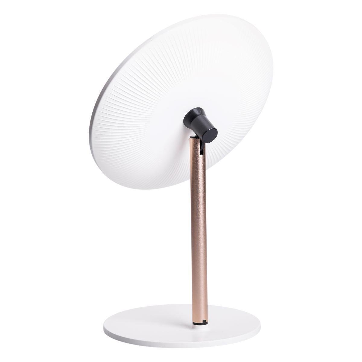 Зеркало косметическое с подсветкой круглое настольное HP-10-7AW Ø21 см Белый (A-033798) - фото 5 Зеркало косметическое с подсветкой круглое настольное HP-10-7AW Ø21 см Белый (A-033798) - фото 5