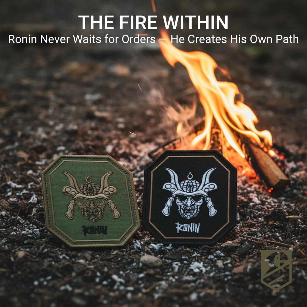 Набор шеврон на липучке Японский Самурай Ronin 8,5х7,5 см 2 шт. (2067166468) - фото 11 Набор шеврон на липучке Японский Самурай Ronin 8,5х7,5 см 2 шт. (2067166468) - фото 11