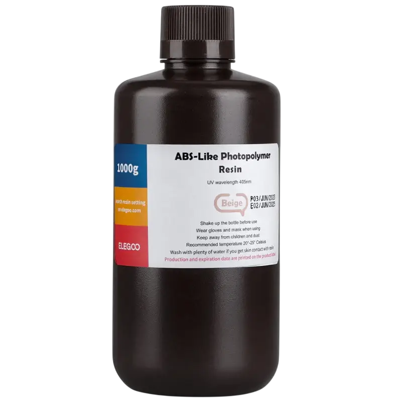 Фотополімерна смола для 3D-друку ELEGOO ABS Like Resin 1 кг Бежевий (33733351)
