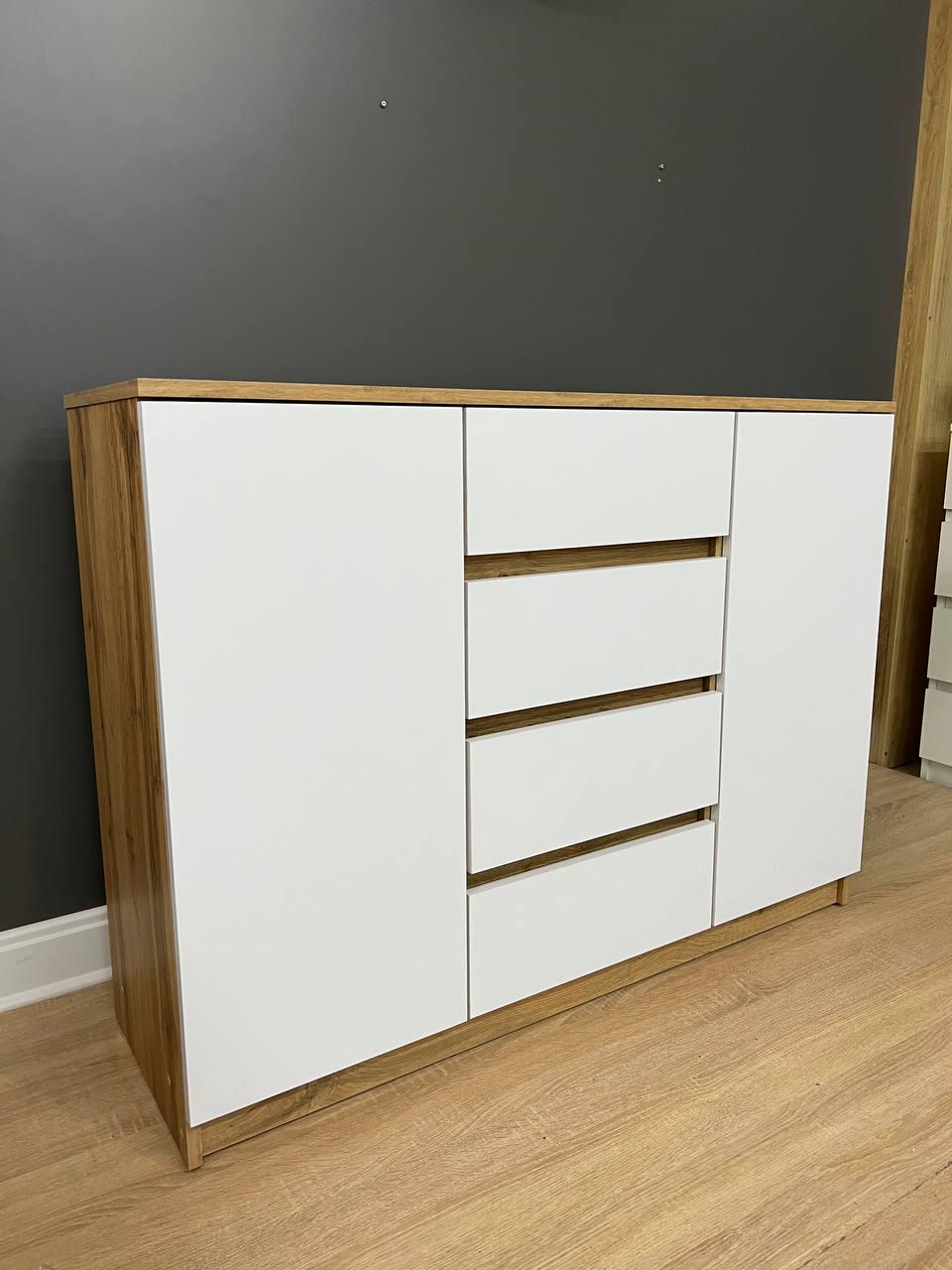 Комод Avrora 1154х370х850 мм Дуб Аппалачи/Белый - фото 8 Комод Avrora 1154х370х850 мм Дуб Аппалачи/Белый - фото 8