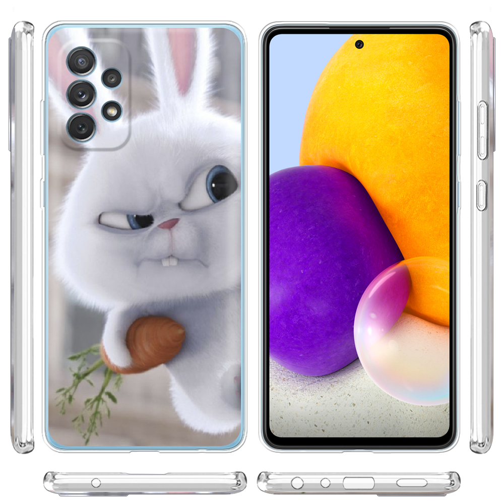 Чохол BoxFace Samsung A725 Galaxy A72 Rabbit Snowball Прозорий силікон (42070-up1116-42070) - фото 3