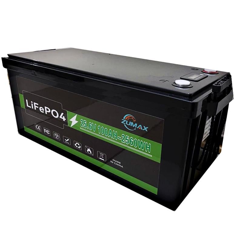 Аккумуляторная батарея LiFePo4 Zumax 25,6V 100AH 2560W (20252901) Аккумуляторная батарея LiFePo4 Zumax 25,6V 100AH 2560W (20252901)