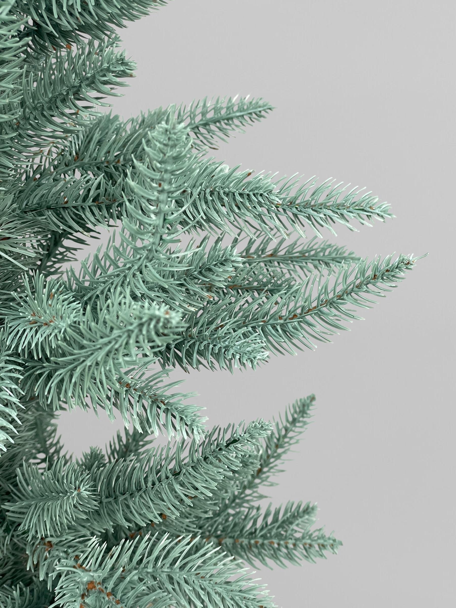 Искусственная елка литая Classic в горшке с мешковиной 70 см Голубой (Н01012) - фото 7 Искусственная елка литая Classic в горшке с мешковиной 70 см Голубой (Н01012) - фото 7