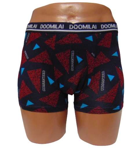 Трусы боксеры Doomilai D01310 4XL Синий/Красный