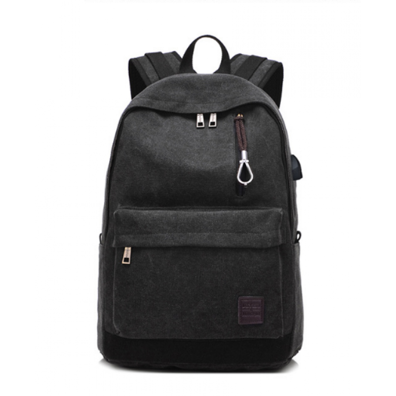 Рюкзак міський чоловічий 43х36х13 см Чорний (514)