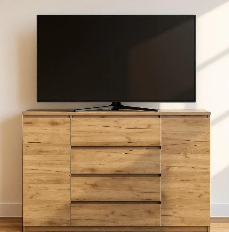 Комод Мастер Форм Брайт 1392х376х950 мм Дуб крафт сірий (07857) Комод Мастер Форм Брайт 1392х376х950 мм Дуб крафт сірий (07857)