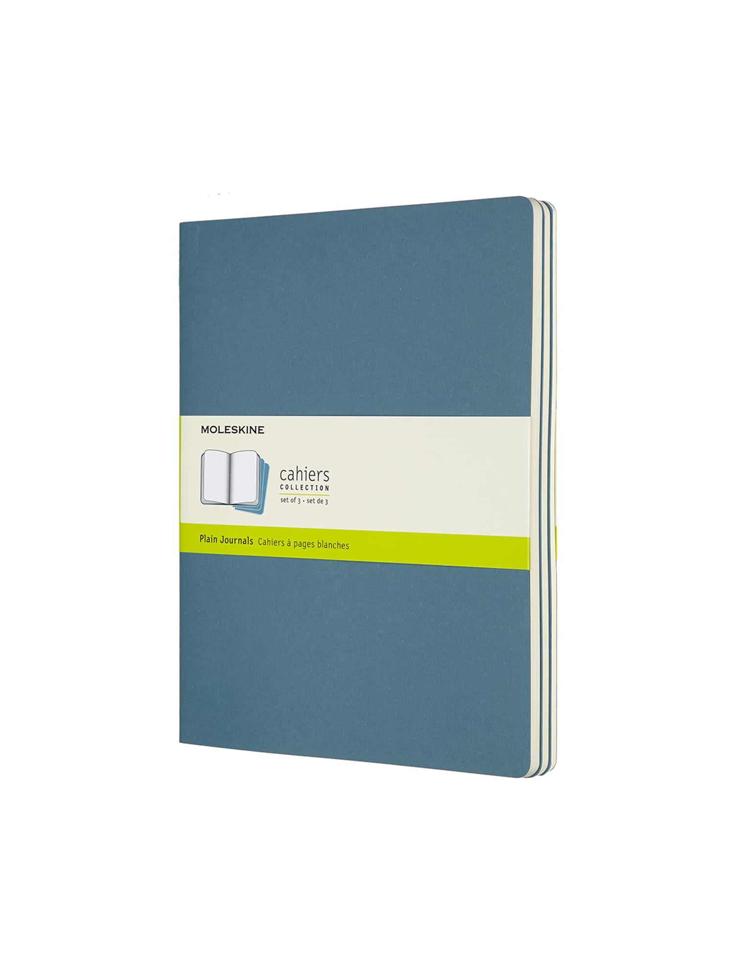 Блокнот Moleskine Cahier большой нелинированный Яркий голубой (CH023B44)